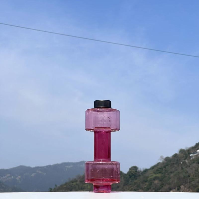 哑铃健身水杯水壶充水哑铃水杯便携注水哑铃塑料壶练臂肌健身水杯|undefined
