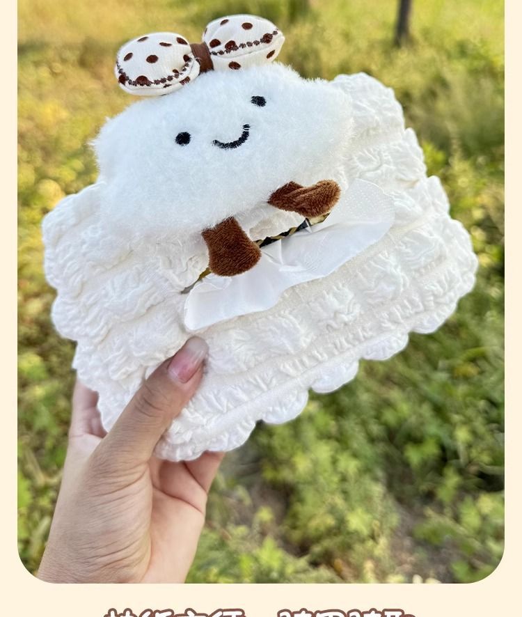 Car-mounted tissue box, car trash bin, hanging tissue bag for women, car tissue box hanging bag, sun visor seat decoration