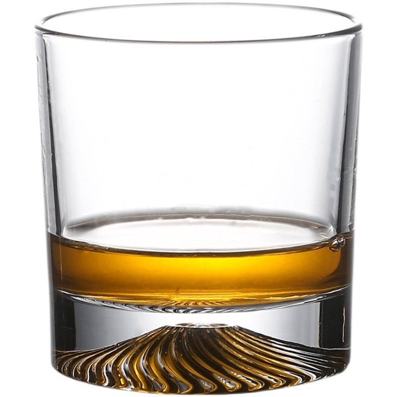 Taza de vino de vidrio gruesa de estilo japonés creativo Taza de vino retro personalizada Taza de cerveza Taza de whisky Taza clásica Taza de hockey sobre hielo