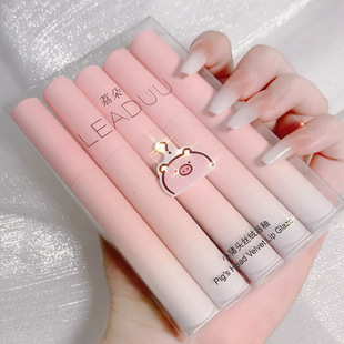 Five-Piece Lip Gloss Set, Matte, Moisturizing, Non-Fading, Non-Stick Lipstick Set, Domestic Cosmetics Wholesale
