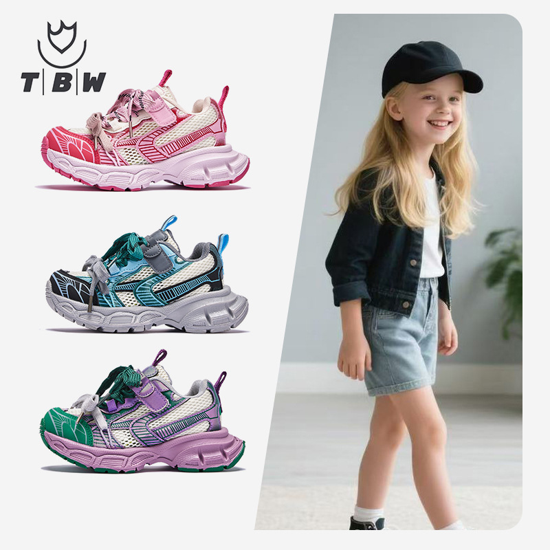 子供用スポーツシューズ、男の子と女の子用、通気性、滑り止め、軽量、耐摩耗性、春夏用、学校用ランニングシューズ、メーカー直販|undefined