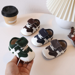 Spring 0-1 year old baby shoes June-December baby boys and girls all-match sneaker non-slip toddler shoes soft soles do not fall off shoes