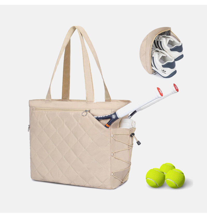 Bolso de tenis 2025 nuevo estilo de bádminton al aire libre estilo de hombro bolso de raqueta de gran capacidad ligero