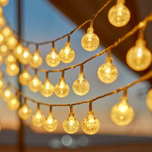 Outdoor camping decorative lights LED star lights birthday room lights string lights all over the sky star sky tent atmosphere lights