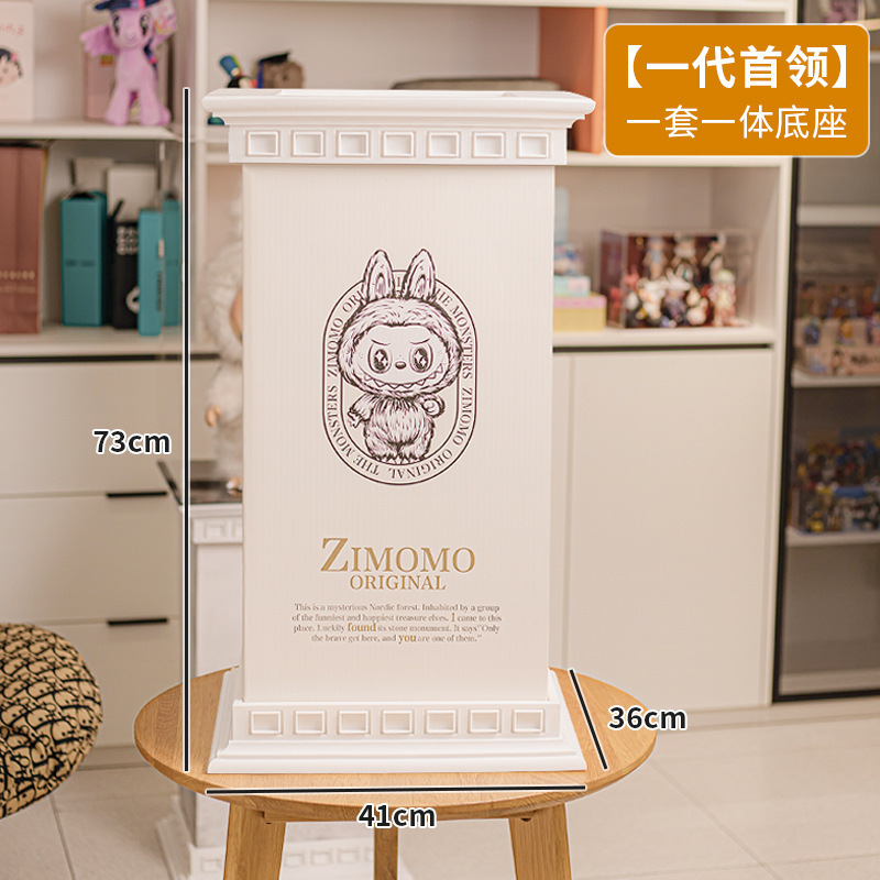 LABUBU収納ボックス ZIMOMO ローマ柱 大天使 アクリルディスプレイボックス 透明 輸出品質 おもちゃ|undefined