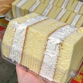 80后老式奶油蛋糕老奶油面包三角面包夹心吐司蛋糕早餐三明治怀旧