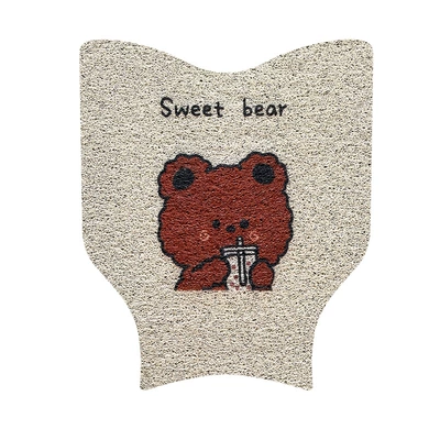 Electric vehicle foot mat: Cartoon DG6 Battery Car Foot - milk-tea-bear-yadi-dg6