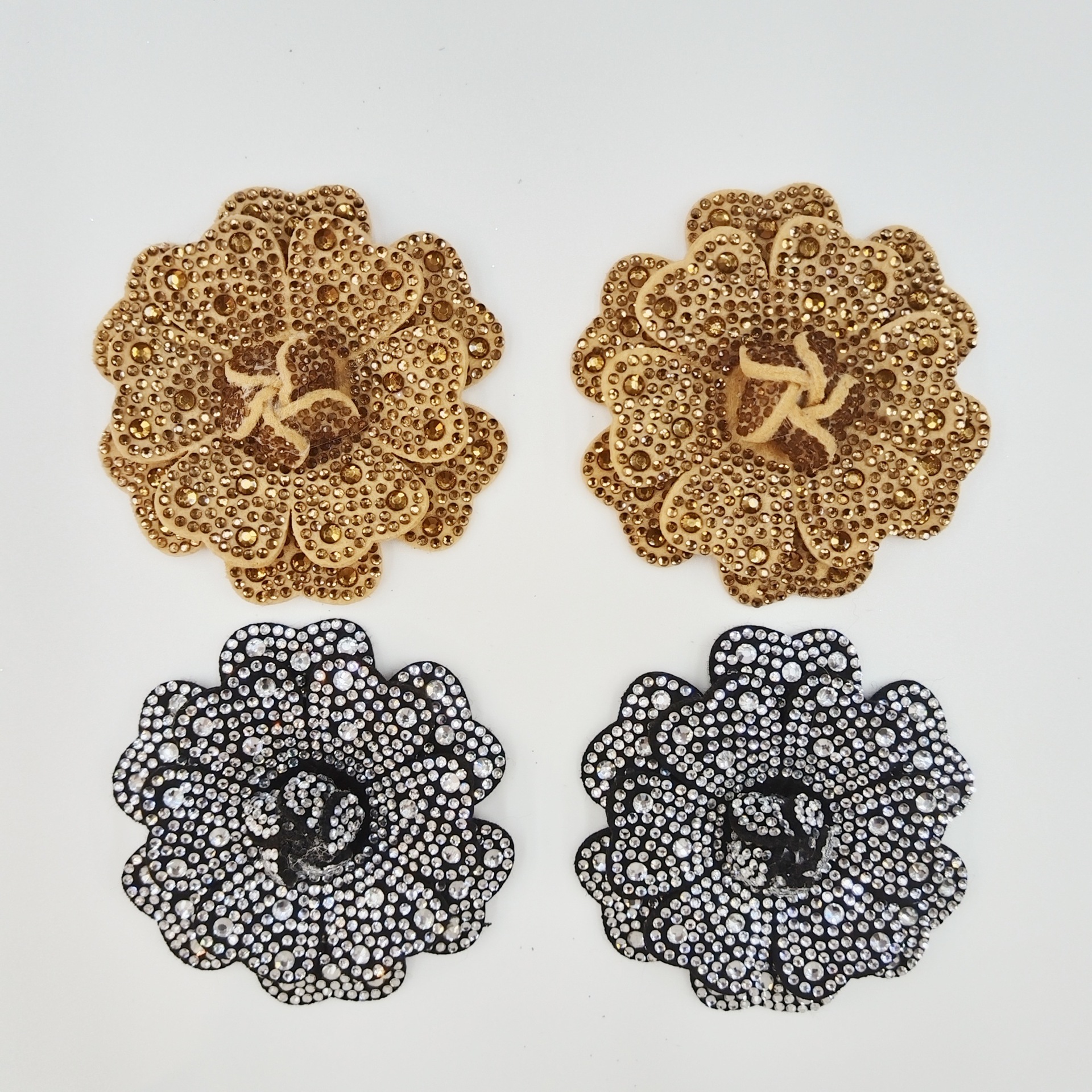 满钻立体花朵箱包鞋帽装饰品 女士凉鞋饰品配饰 diy服装辅料现货