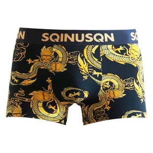 SQINUSQN/shichino Dragon Year с рисунком дракона мужское хлопковое нижнее белье года рождения Дракон мужские боксеры