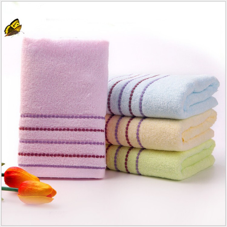 Olinya Bamboo Fiber Towel Bamboo Charcoal Large Face Towel Wash Face Children's Towel Absorbent Soft Children's Adult Bath Towel