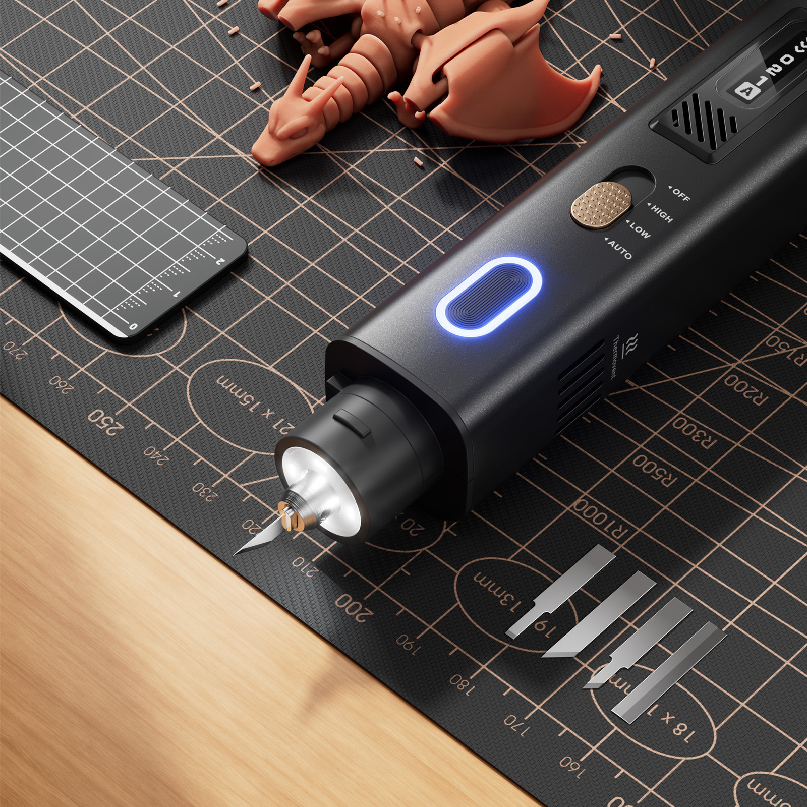 手持声波切割刀工业塑料PCB板碳纤维电动手工DIY雕刻工具JAKEMY