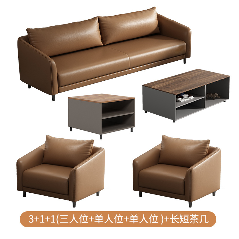 Коричневый журнальный столик 3+1+1+ длинный и короткий