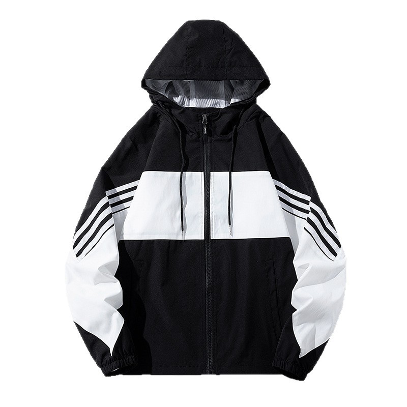 Chaqueta con Capucha al Aire Libre para Hombre de Poliéster Transpirable, A Prueba de Viento para Actividades al Aire Libre image 6