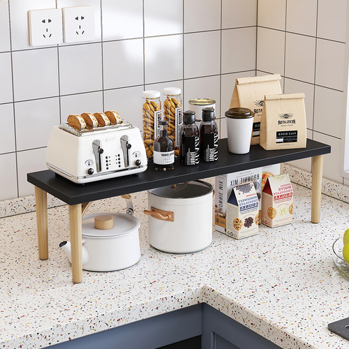 Kitchen countertop storage shelf tiered organizer divider rack cabinet bowl plate spice storage small new item