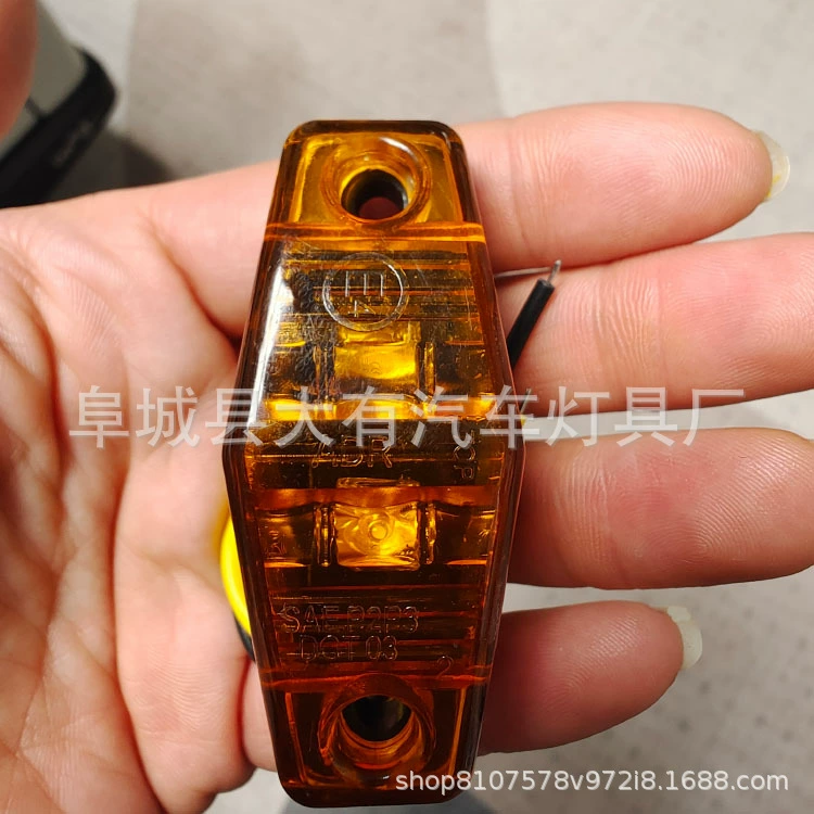 SOURCE Factory 2LED Рыбак свет боковой свет грузовик светодиодный указатель поворота светодиодный задний фонарь прицеп высокое качество водонепроницаемый боковой свет