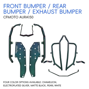CFMOTO AURA150 qoruyucu çubuqlar, ön-arxa qaz borusu bamperləri, arxa rəf