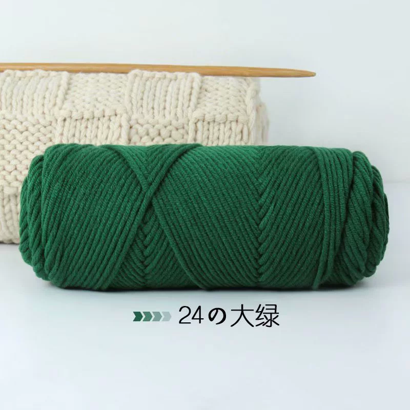 8-ниточная пряжа Lover milk-cotton, толстый толщина пряжи 90–95 г/шарик, для шарфов и свитеров