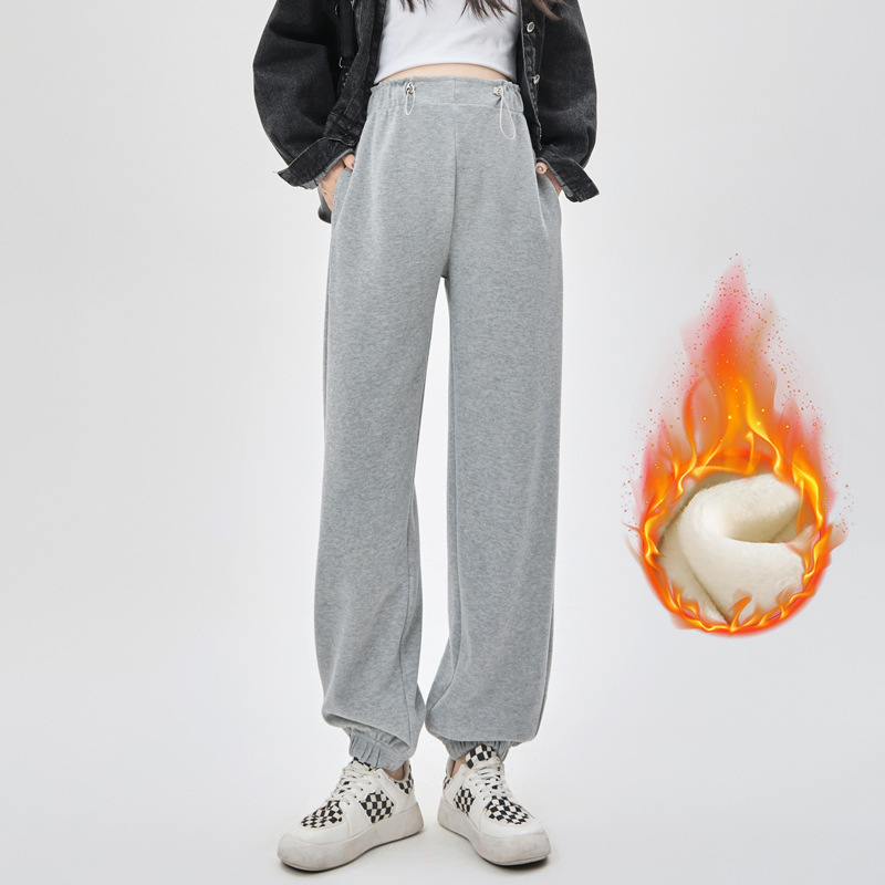 Maternity Pants for Autumn and Winter 2025, New Style, Non-Tightening, Petite, Fleece-Lined, Thick, Casual, Jogger Pants