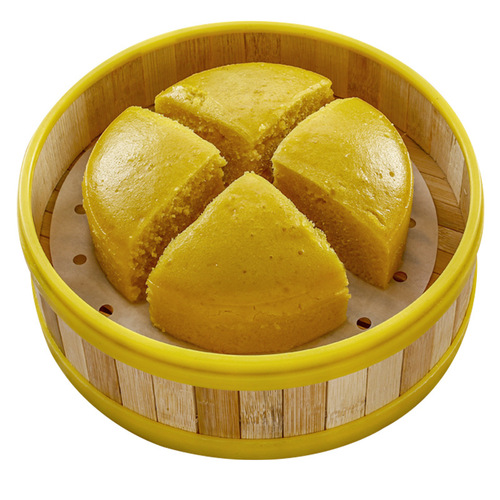 南瓜松糕营养早餐小吃点心发糕米糕 茶楼酒楼餐饮糕点半成品食品