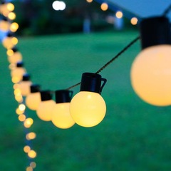 LED 大型ラウンドボールカラーライトストリングキャンプ雰囲気ライトストリングハイライト G50 電球ライト屋外レイアウトキャノピー装飾ライトストリング