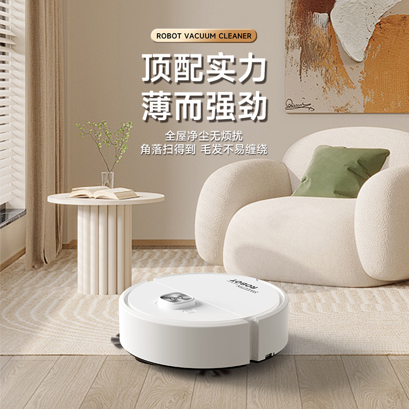 New Household Fully Automatic Sweeping Robot Sweeping, Suction and Mopping All-In-One Super Suction Smart Vacuum Cleaner Factory Direct Sale