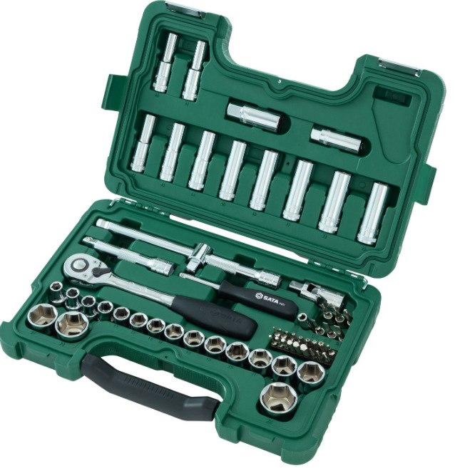 SATA世达工具套装 60件12.5mm系列套筒组套 09007