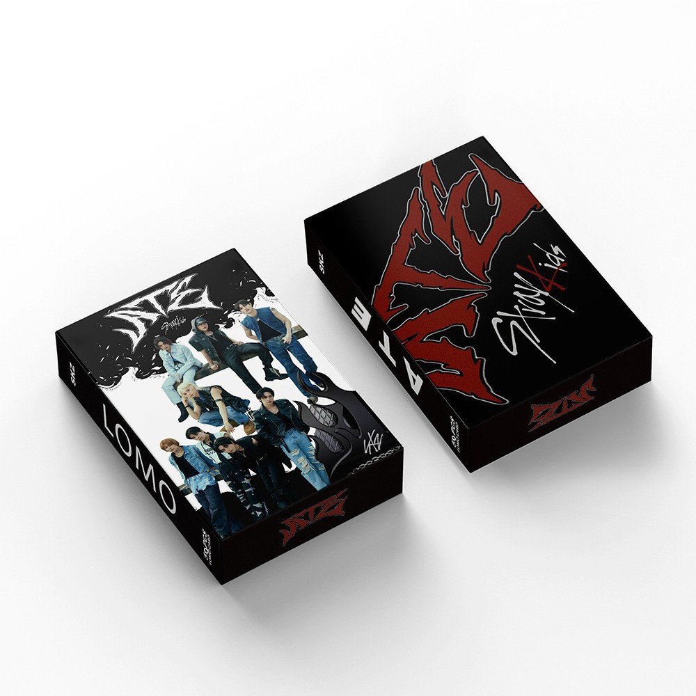 Cadena total de gran cantidad de nuevos productos en stock 55 tarjetas de álbum SKMyBreath KPOP estrella alrededor de la tarjeta de colección LOMO