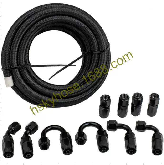 供应AN4-AN20 尼龙黑线油管、油冷器油管、油冷器管套件