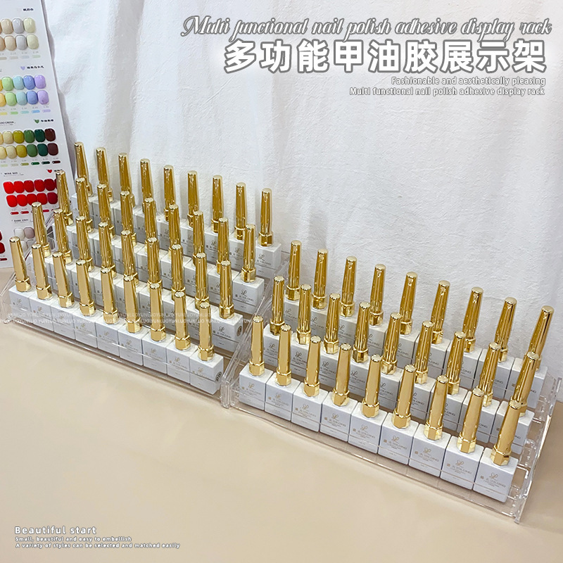 Large Multifunctional Nail Polish Display Rack Acrylic Manicure Eye Shadow Palette Cosmetics Lipstick Storage Rack Storage Box Large Multifunctional Nail Polish Display Rack Acrylic Manicure Eye Shadow Palette Cosmetics Lipstick Storage Rack Storage Box