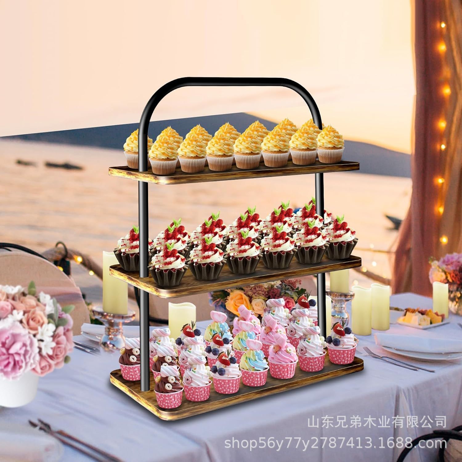 Ready-Made Desktop Storage Rack, Multi-Functional Multi-Layer Dessert Display Rack, Cake and Dessert Placement Multi-Layer Storage Rack