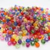 Factory direct selling acrylic A material transparent corner bead 8mm diamond multi-cut color bead DIY beads 6-30mm