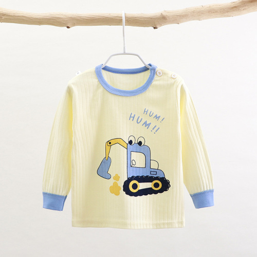 Baby autumn clothes single-piece tops infant bottoming shirts pure cotton spring autumn and winter clothes boys and girls children's cotton underwear