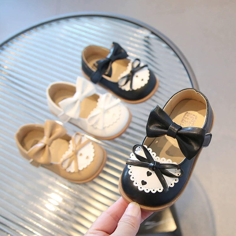 Обувь для девочек с бантом детская обувь милая обувь в студенческом стиле для девочек дофаминовая детская обувь оптовое поколение