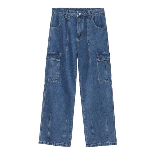 2025 trendy fish-scale AliExpress seasonal new American retro loose casual work pants