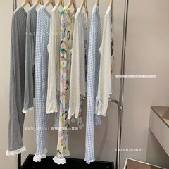 KALUANNIAO软fufu萌宠宅家bra套装莫代尔睡衣带胸垫家居服可外穿