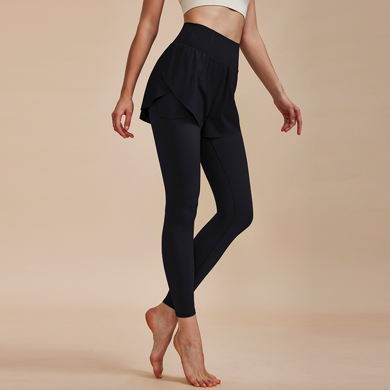 【Precio fijo】Pantalones de yoga de silicona tipo gelatina para adelgazar la cintura y levantar los glúteos, pantalones deportivos de cintura alta para uso al aire libre image 14