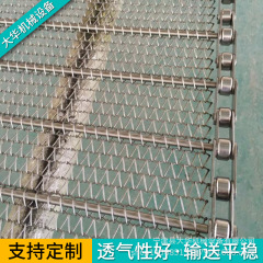 工業用ステンレスメッシュベルト食品乾燥洗浄ラインコンベアベルト機械用チェーン式メッシュベルト