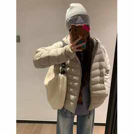 秋冬季新款2026年新款时尚洋气感超好看韩系短款排骨羽绒服女