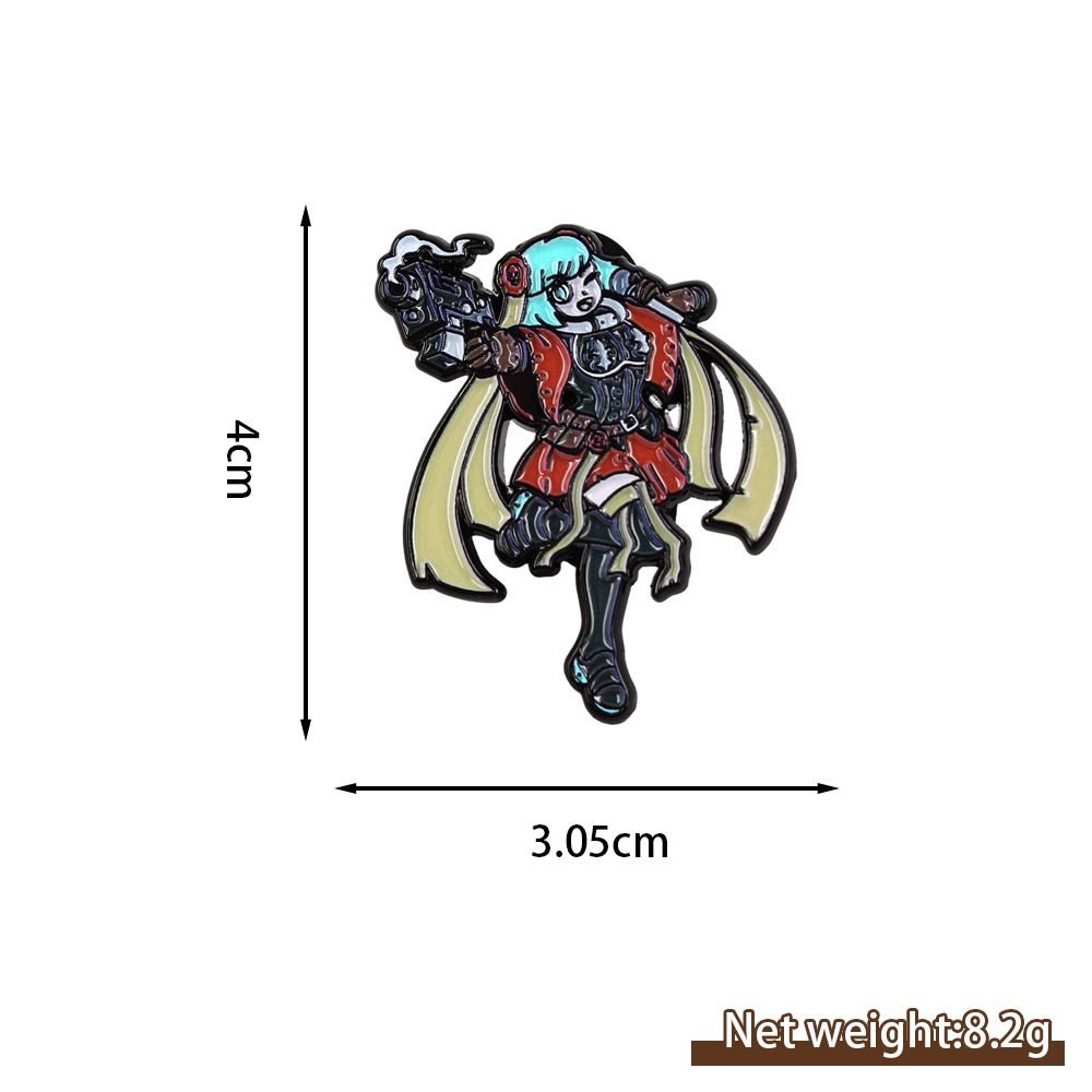 Hatsune Miku series metal brooch cartoon anime peripheral backpack accessory 2026 new enamel badge