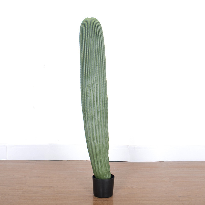 Planta tropical para paisajismo, columna de cactus de poliuretano, planta artificial grande en maceta, cactus de desierto, vara de medición decorativa. image 15