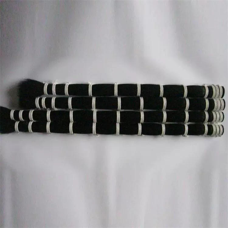 批发黑色马尾毛动物鬃毛工业用刷原料