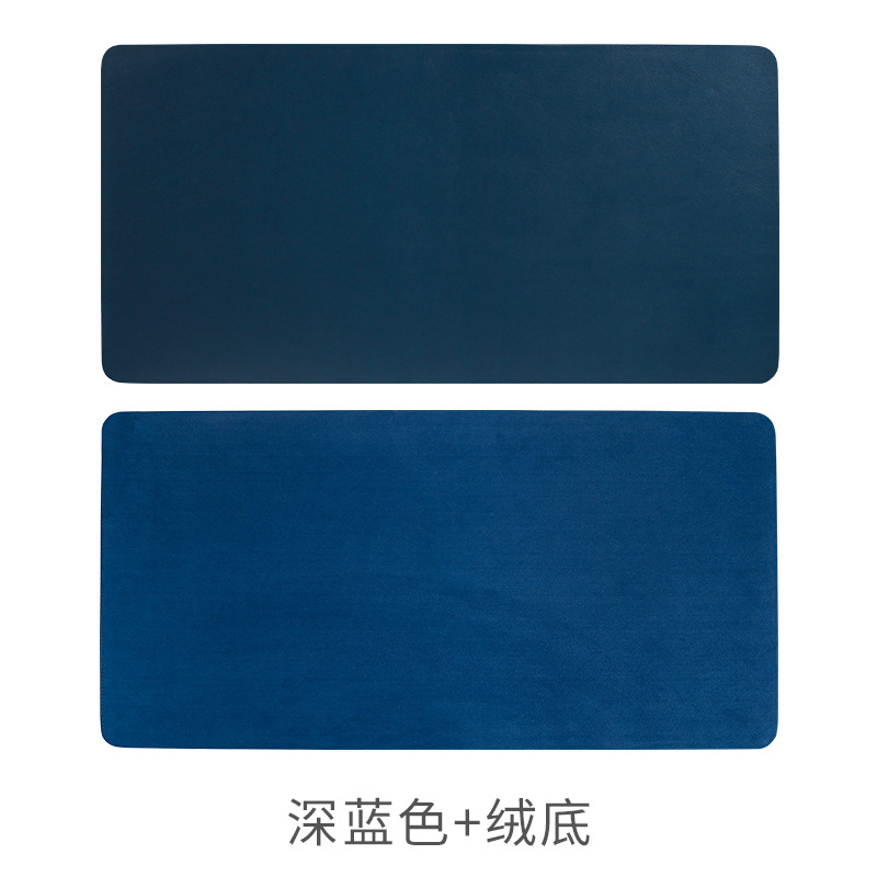 Alfombrilla de ratón de cuero de gran tamaño antideslizante teclado de computadora almohadilla de escritorio de oficina almohadilla de escritura mesa de café almohadilla de escritorio patrón de impresión LOGO