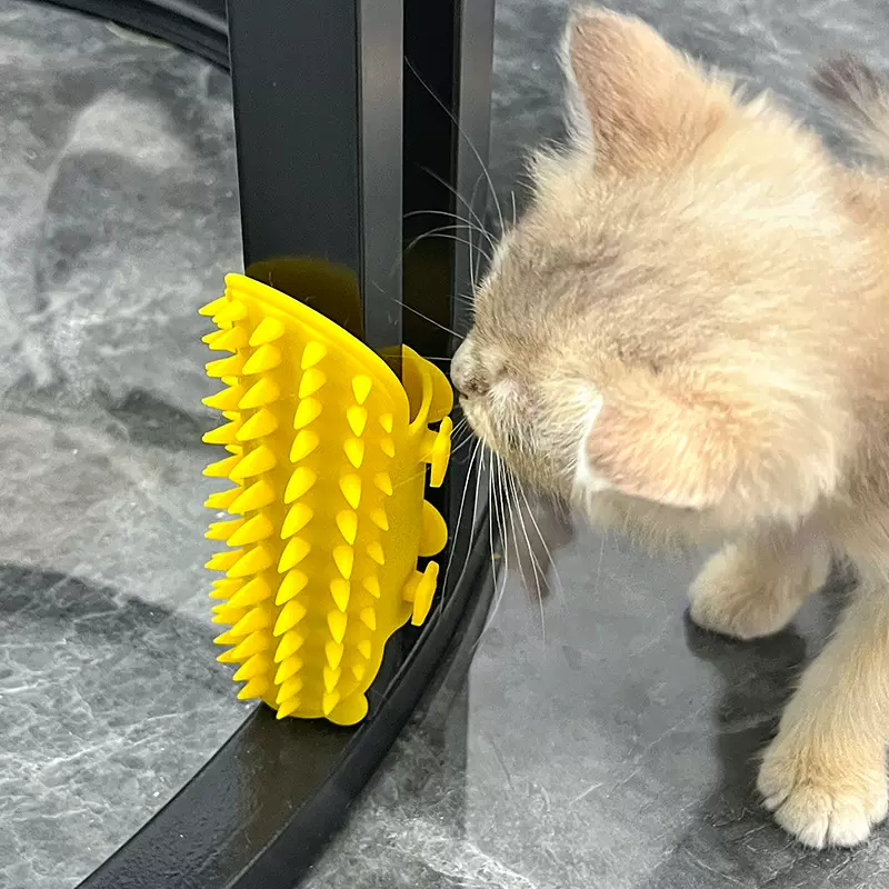新品宠物猫咪蹭痒挠痒神器抓痒墙角蹭毛器自嗨玩具蹭脸按摩猫抓板
