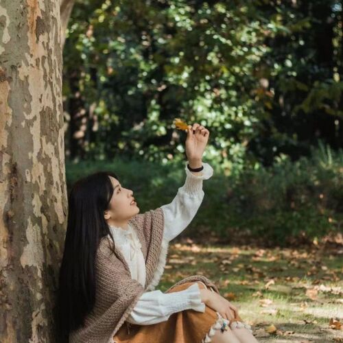 Winter Corduroy Semi-annual High-Waist Slimming Word Semi-annual Long-Sleeved Thick Umbrella Skirt for Women