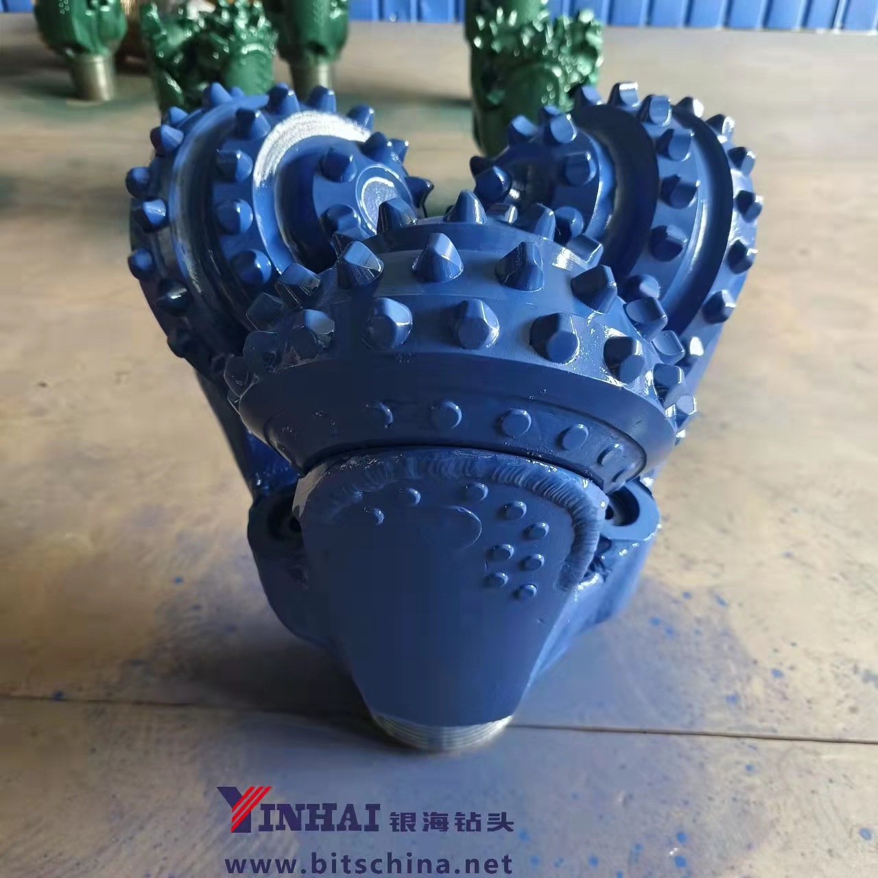 银海钻头厂家供应YHA14 34  537 橡胶密封滑动轴承三牙轮钻头