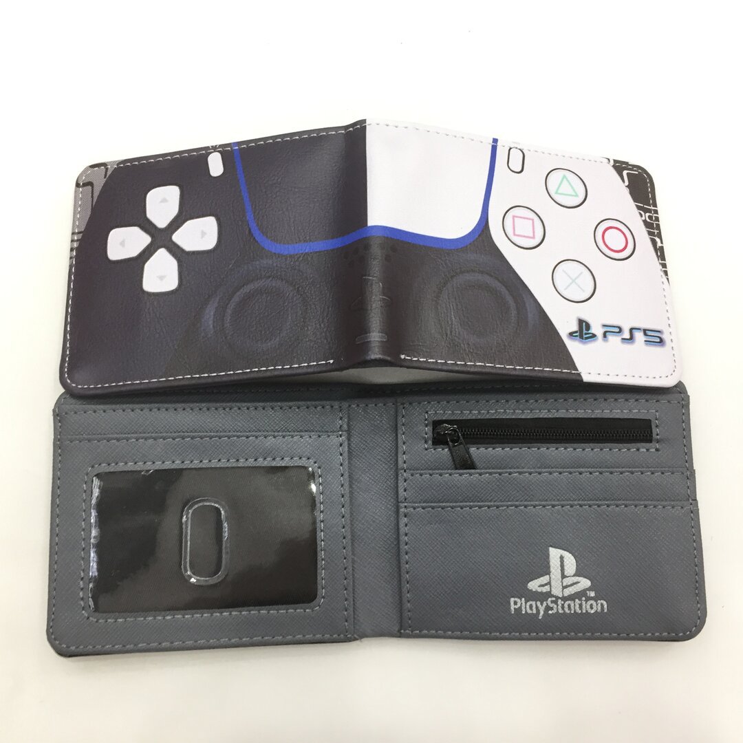 PS maneja de juegos cartera de dibujos animados máquina de juegos corta doble pegamento cartera de cambio cartera de cuero de PVC cartera de tarjetas