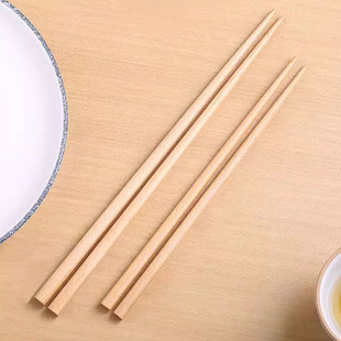 Household beech chopsticks children adult chopsticks solid wood Japanese pointed wooden chopsticks manufacturers wholesale