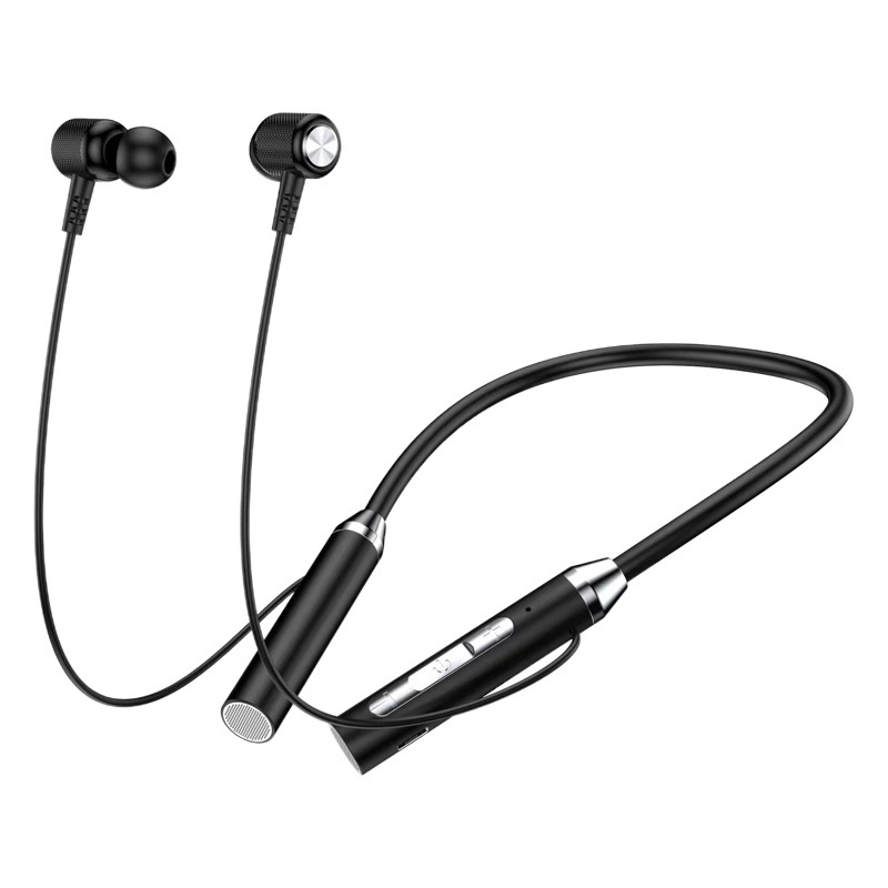 Nuevo auricular Bluetooth inalámbrico Halter deportes binaural en la oreja cuello colgando ultra-larga espera resistencia teléfono móvil Universal