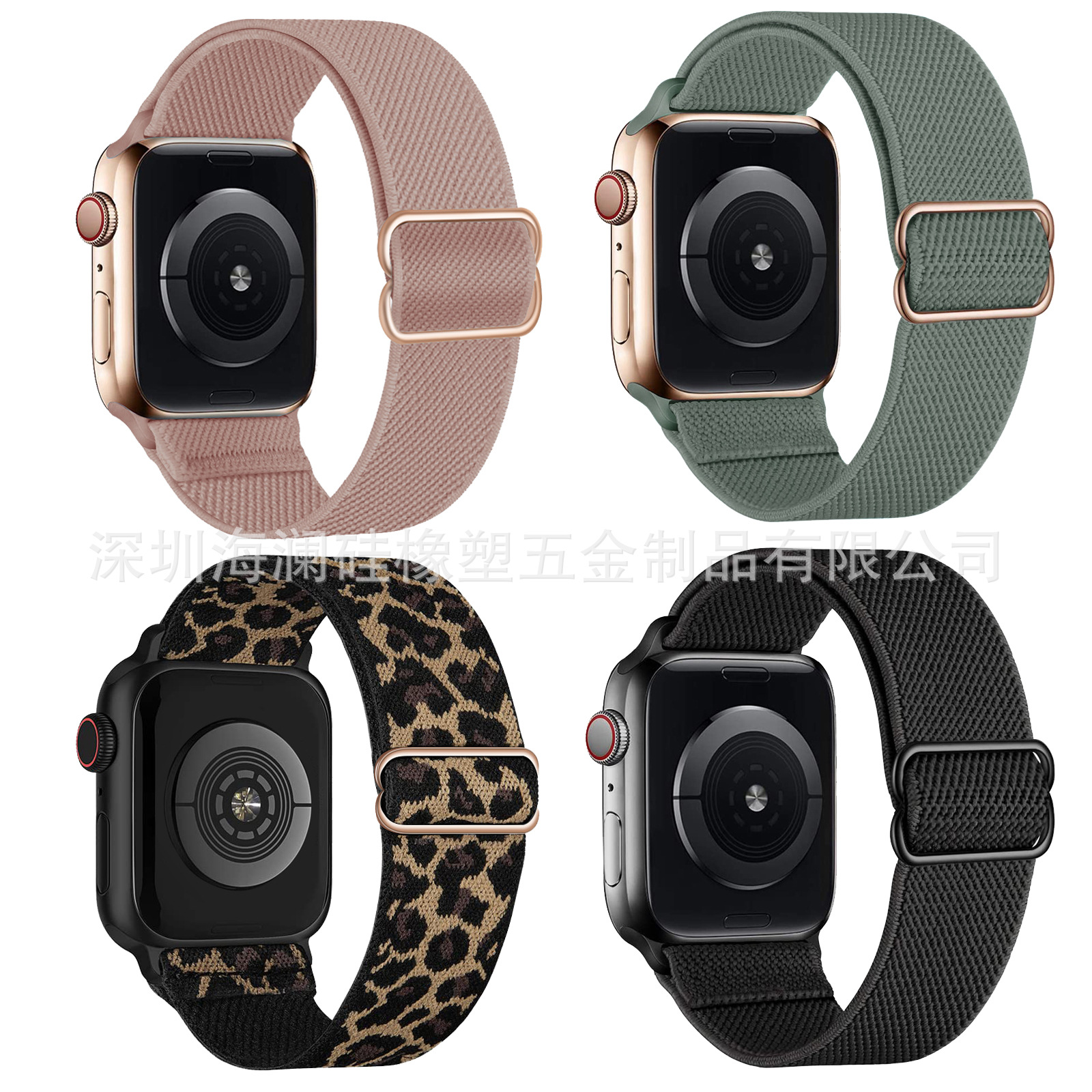 Adecuado para Apple correa de reloj iwatch8 Apple correa de reloj hebilla elástica correa de reloj de nylon