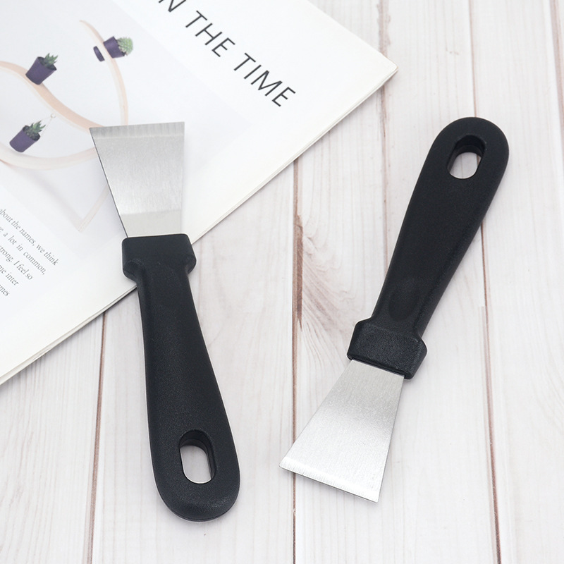 Stainless steel range hood scraper kitchen scraper cleaning spatula impeller scraper refrigerator defrosting household cleaning tools